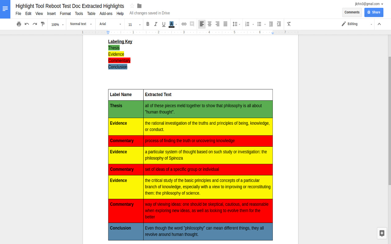 Highlight tool add-on