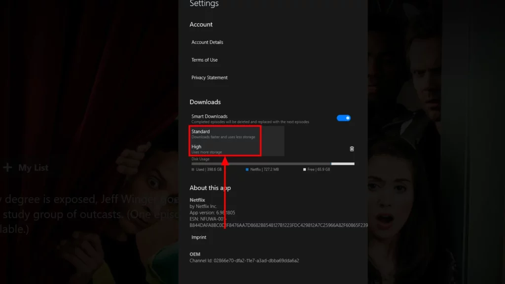 aplikasi pc netflix memilih kualitas video