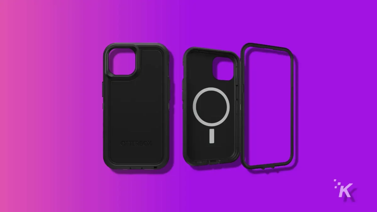 otterbox defender series pro xt sur fond violet knowtechie