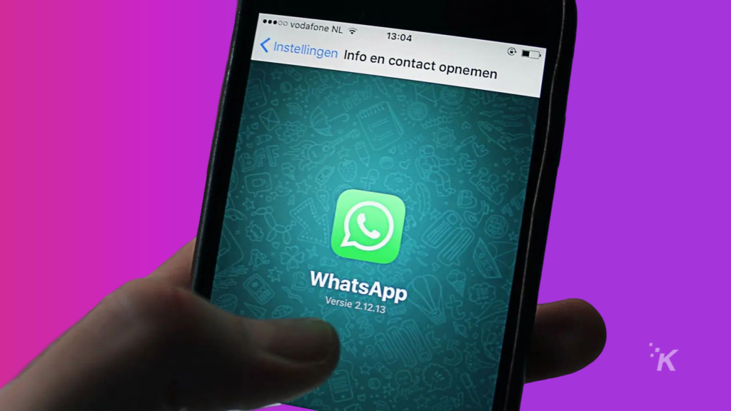 app-whatsapp no ​​telefone