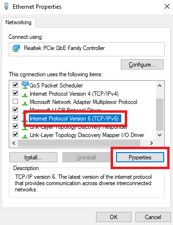 Internet Protocol Version 6 (TCPIPv6)