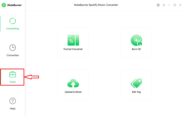 NoteBurner Spotify 음악 변환기 도구