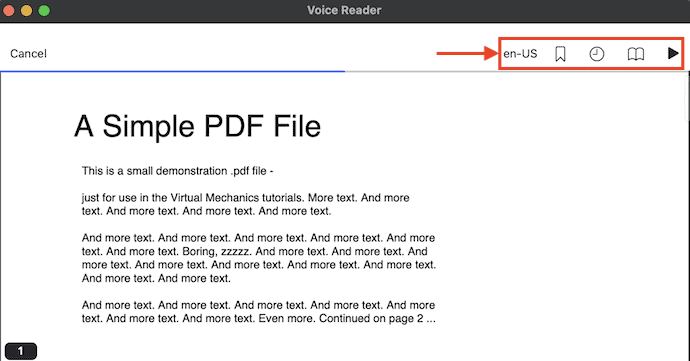 Ler PDF em voz alta no PDF Voice Reader em voz alta