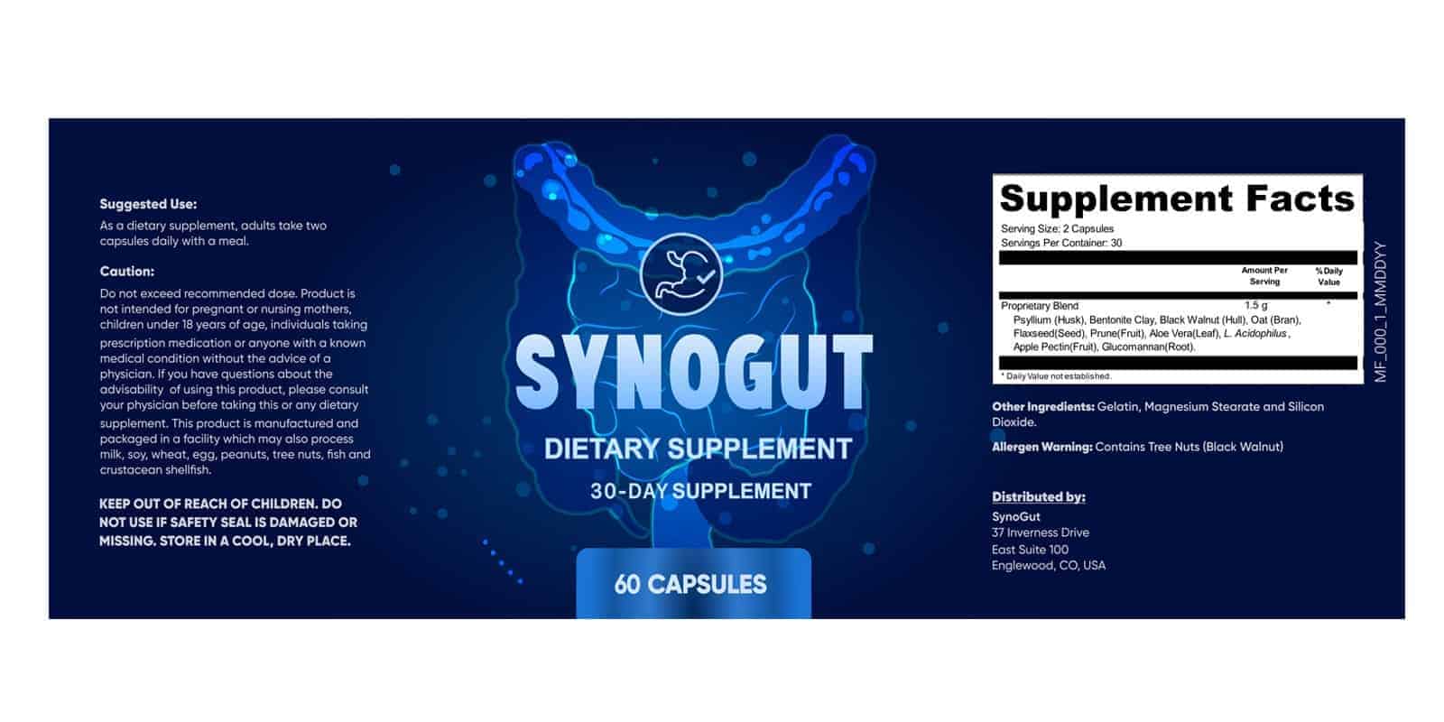 SynoGut Formula Dosage