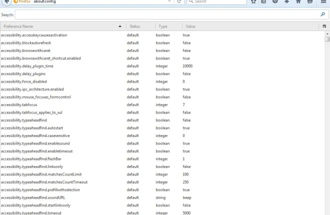 วิธีปรับแต่ง Firefox ด้วย About:config