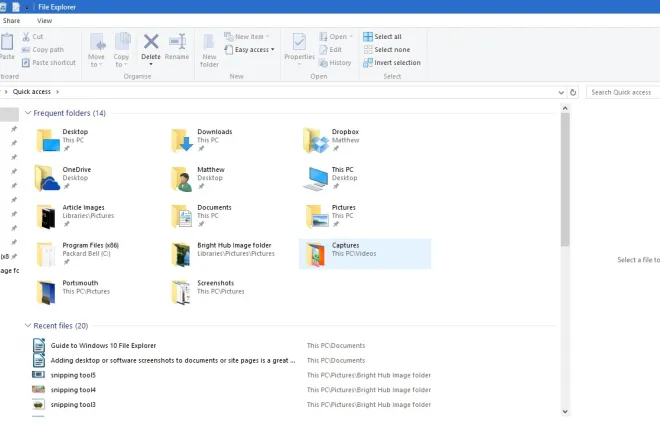 Um guia para o Windows 10 File Explorer