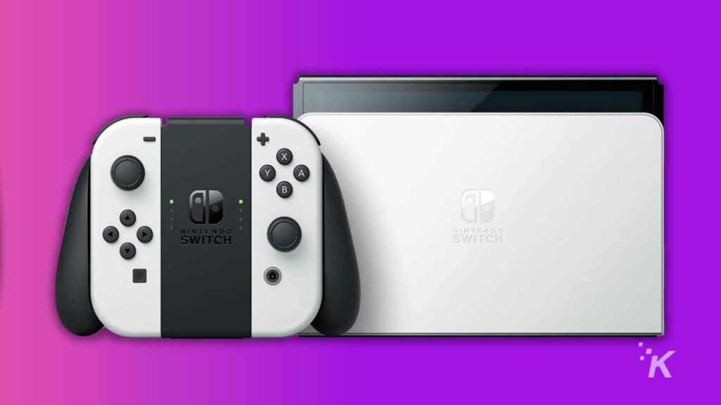 nintendo switch oled modelo e suporte