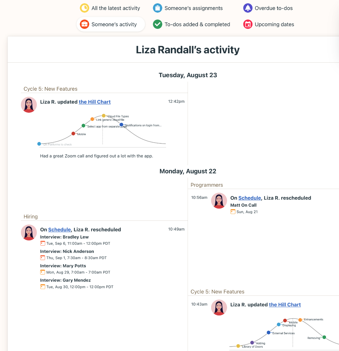 managementul portofoliului de basecamp