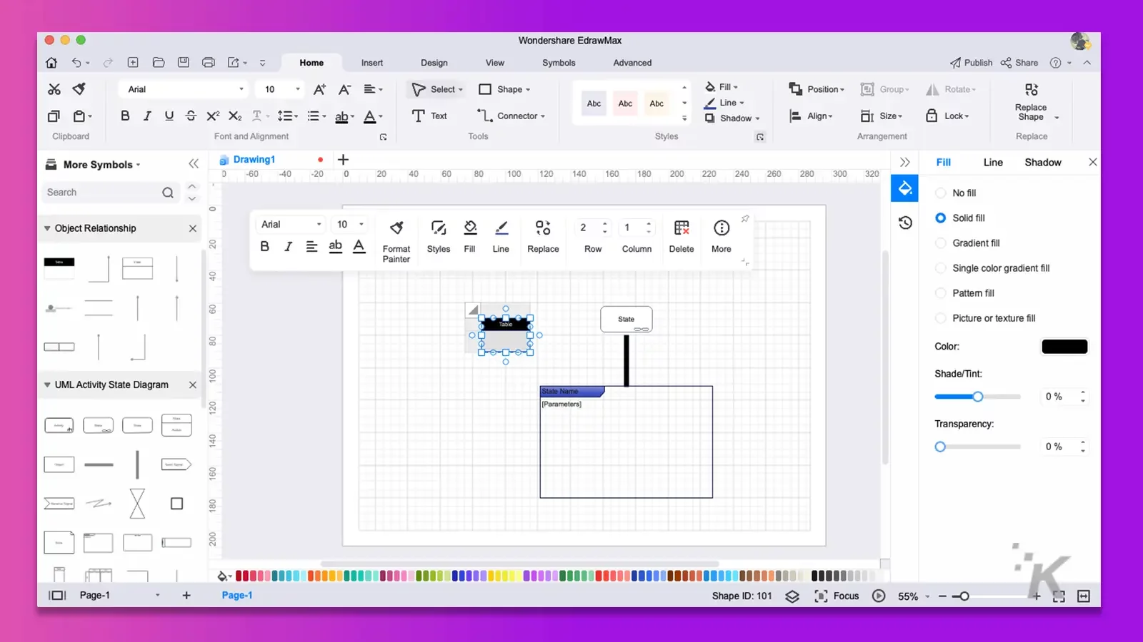 Desenho de Desenvolvimento de Software Wondershare EdrawMax