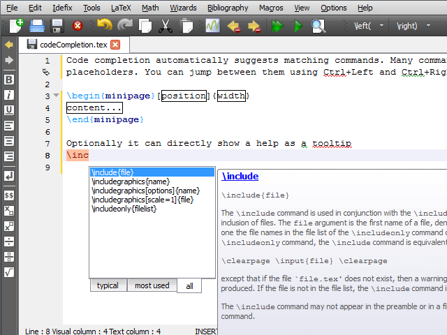 TeXstudio - LaTeX-Texteditor