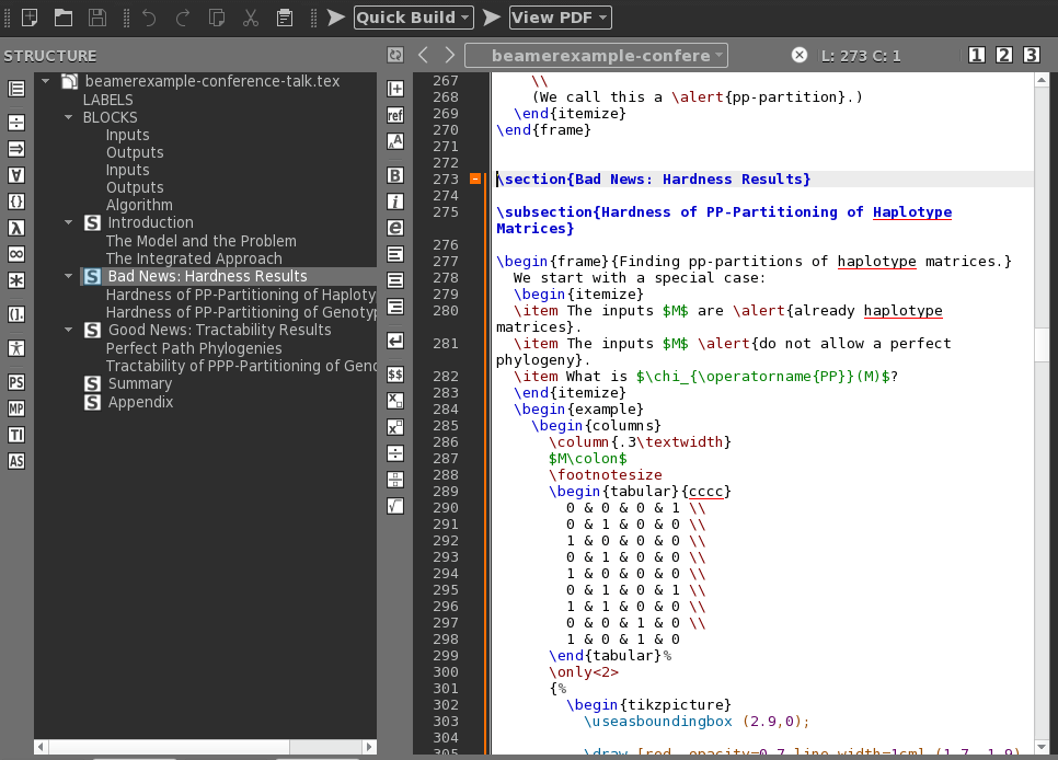 TeXmaker - أفضل محرر LaTex