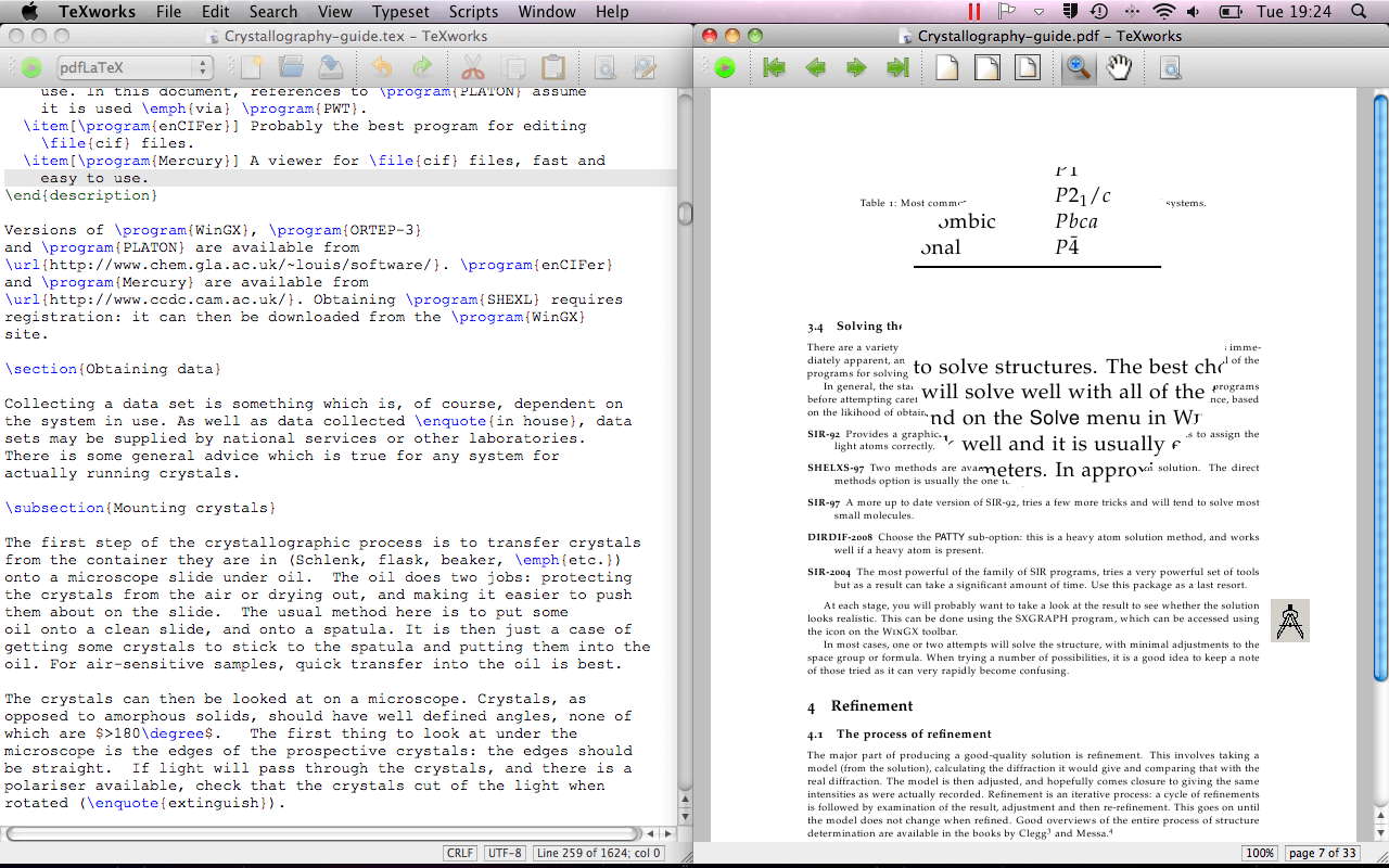 TeXworks - أفضل محرر LaTex