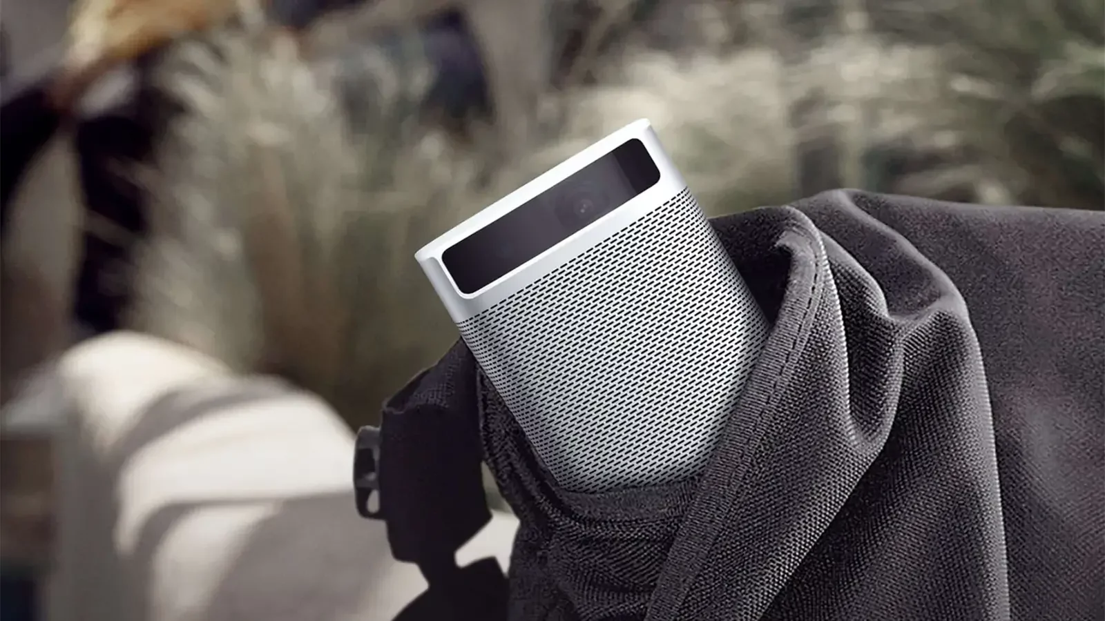 Projecteur portable Mogo Pro à l'intérieur d'un sac