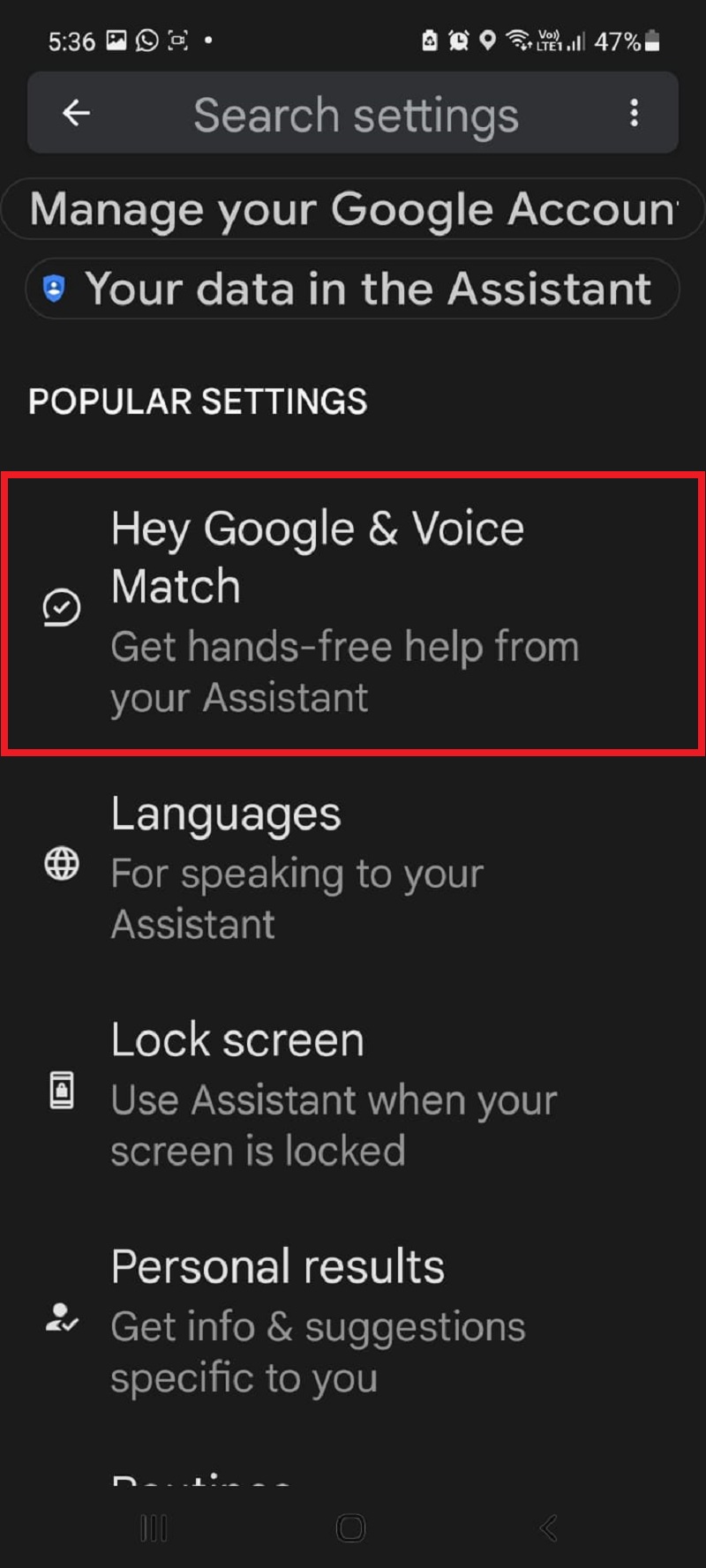 take screenshot using google assistant 5