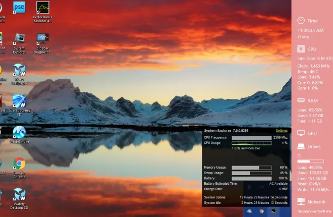 Windows 10 masaüstüne sistem kaynağı ayrıntıları nasıl eklenir