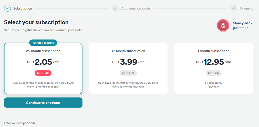 SurfsharkVPN - Pricing