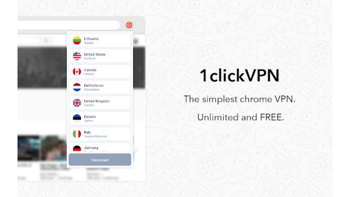 1clickvpn extension for google chrome