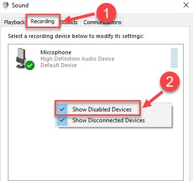 Show Disabled Devices