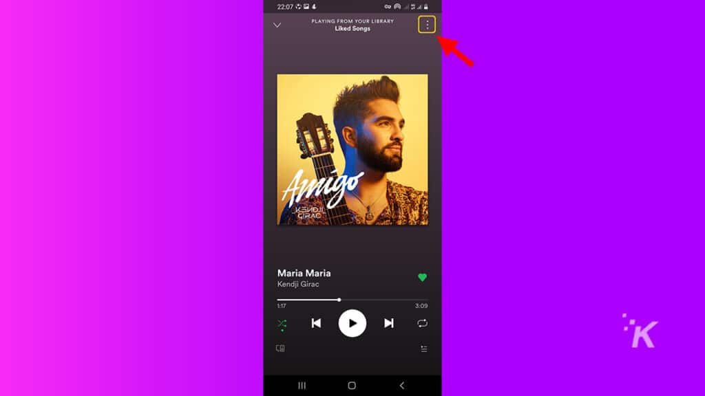 إضافة الأغاني إلى قائمة تشغيل تعاونية على تطبيق Spotify للهاتف المحمول