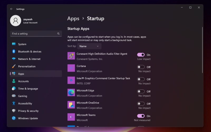 prevent startup programs from running in windows 11