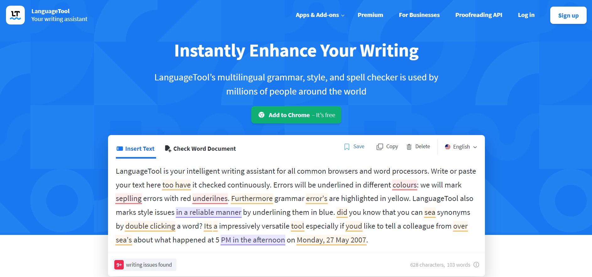 free alternative to grammarly: languagetool