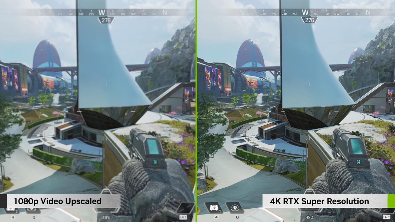 Esempio di upscaling nvidia