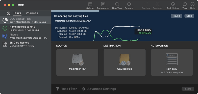 Carbon Copy Cloner 6- Mac Disk Repair Utility