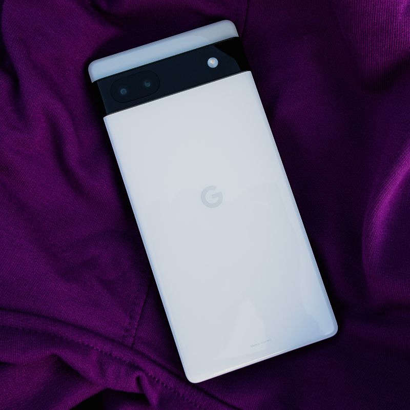 pixel 6a back top down shot