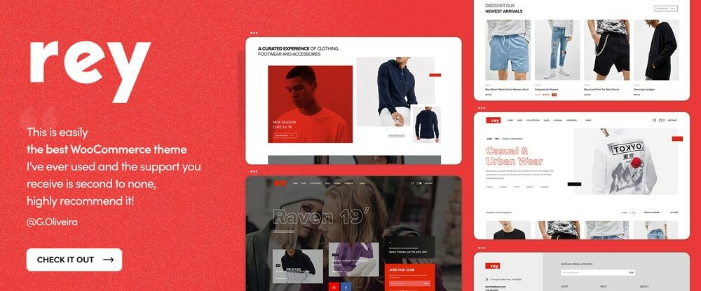 Rey WooCommerce theme