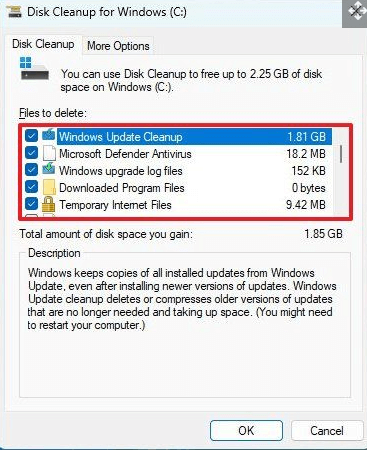 Disk Temizleme ile Disk Alanı Boşaltın