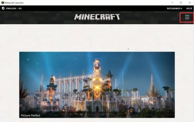 เปิด Minecraft