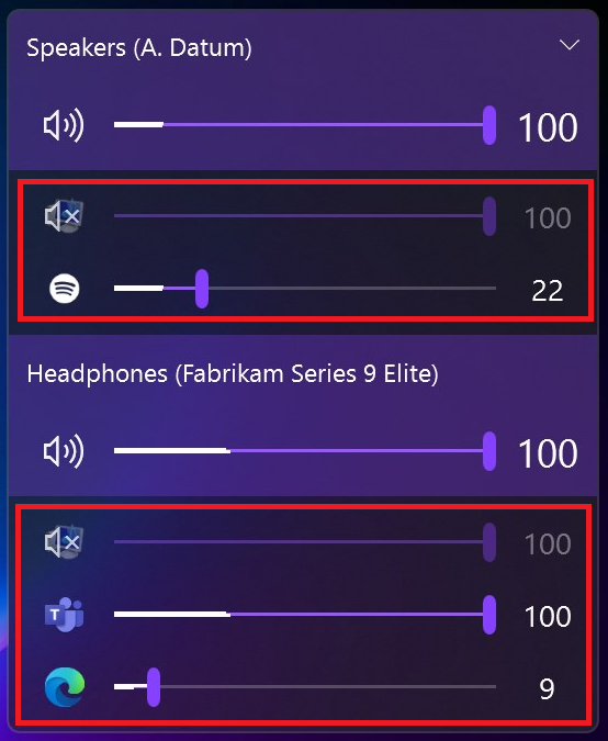 control the audio playback windows 11