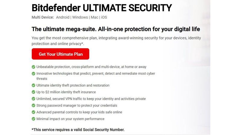 bitdefender ultimate security