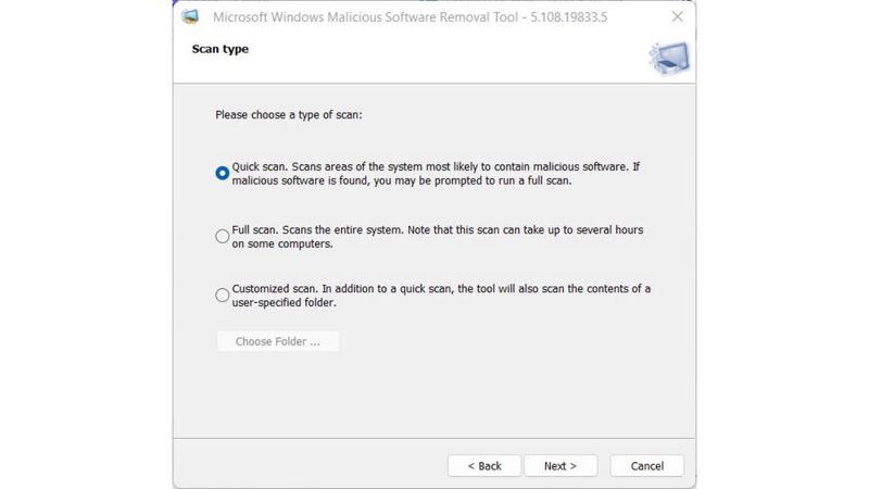 windows malicious software removal tool