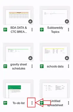 Löschen Sie eine Tabelle in Google Sheets