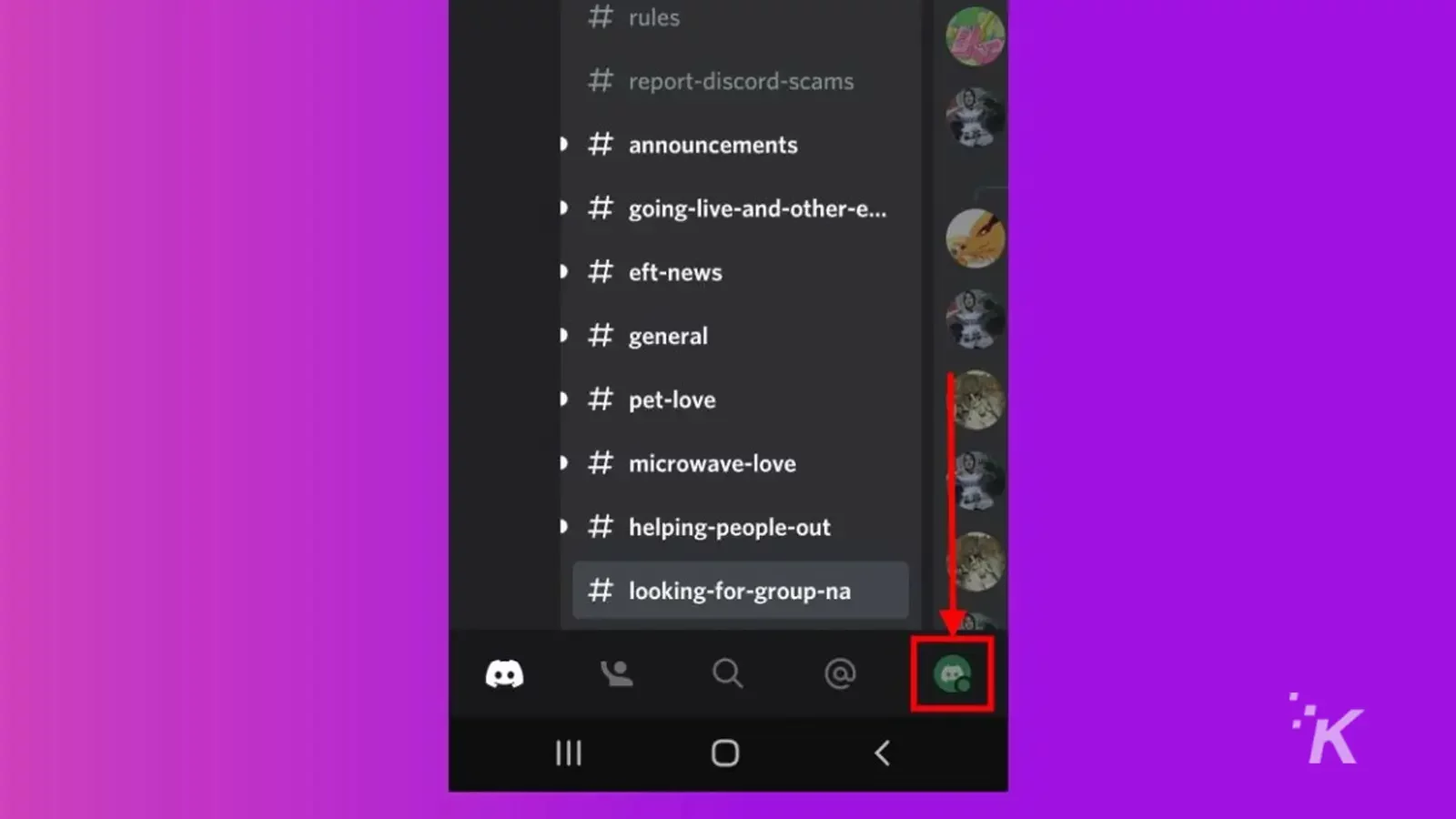 discord mobil hesabı sil