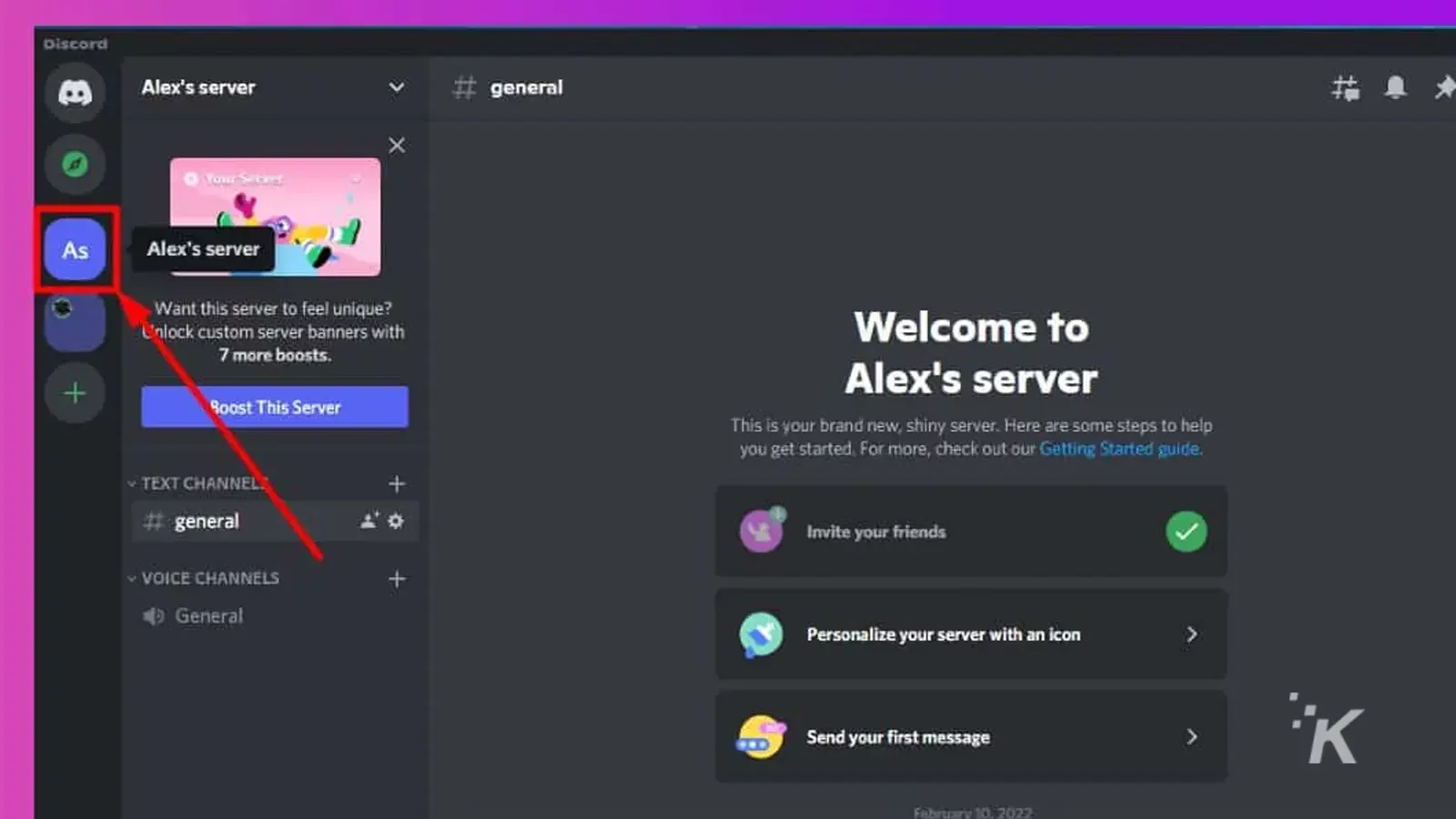 przeniesienie serwera discord