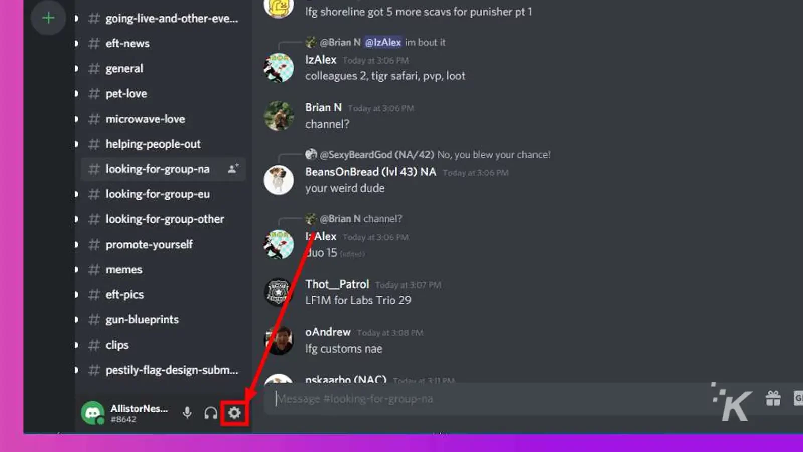 cara menghapus akun discord