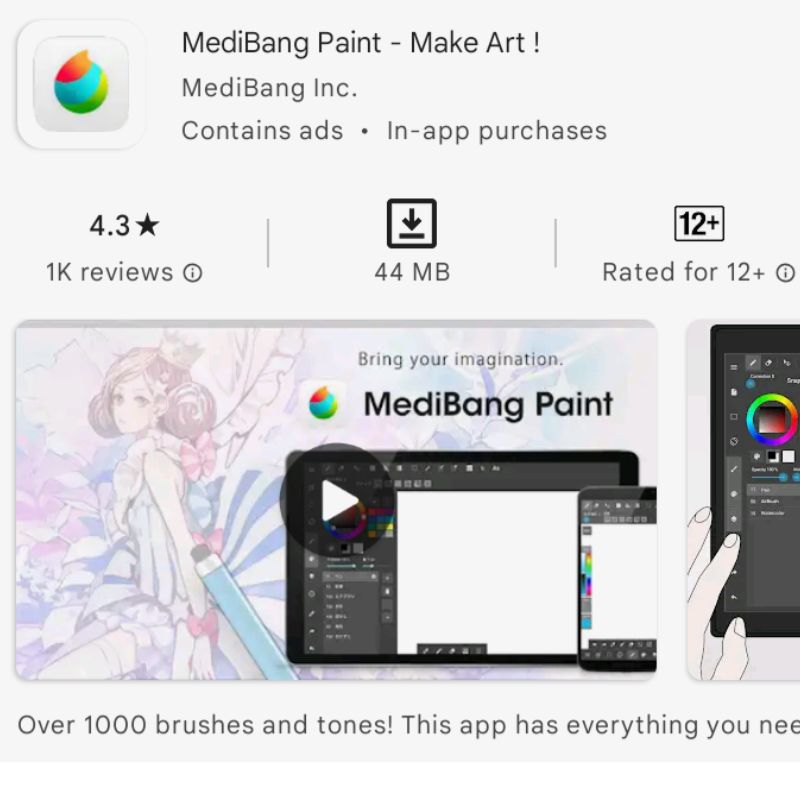 medibang paint app on chromebook