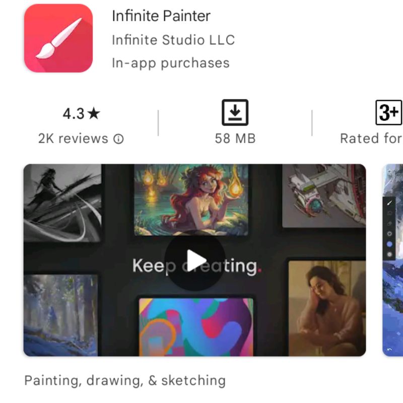 infinite painter app on chromebook