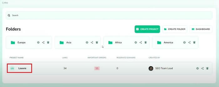 เพิ่มโครงการ linkchecker