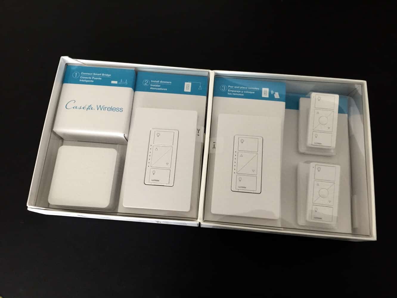 Ulasan: Lutron Caséta Wireless HomeKit Smart Bridge, Dimmer Dalam Dinding + Kit Peredup Lampu Plug-In