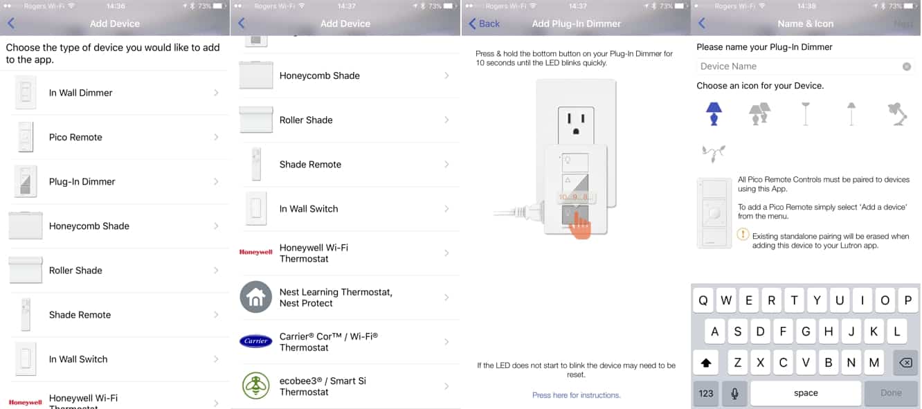 Ulasan: Lutron Caséta Wireless HomeKit Smart Bridge, Dimmer Dalam Dinding + Kit Peredup Lampu Plug-In