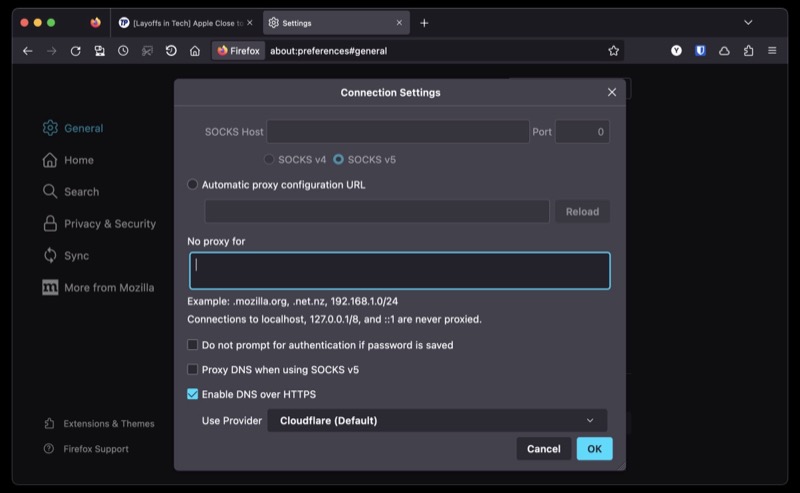 keep dns queries private with doh