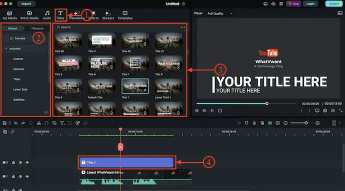 Filmora でビデオにテキストを追加する