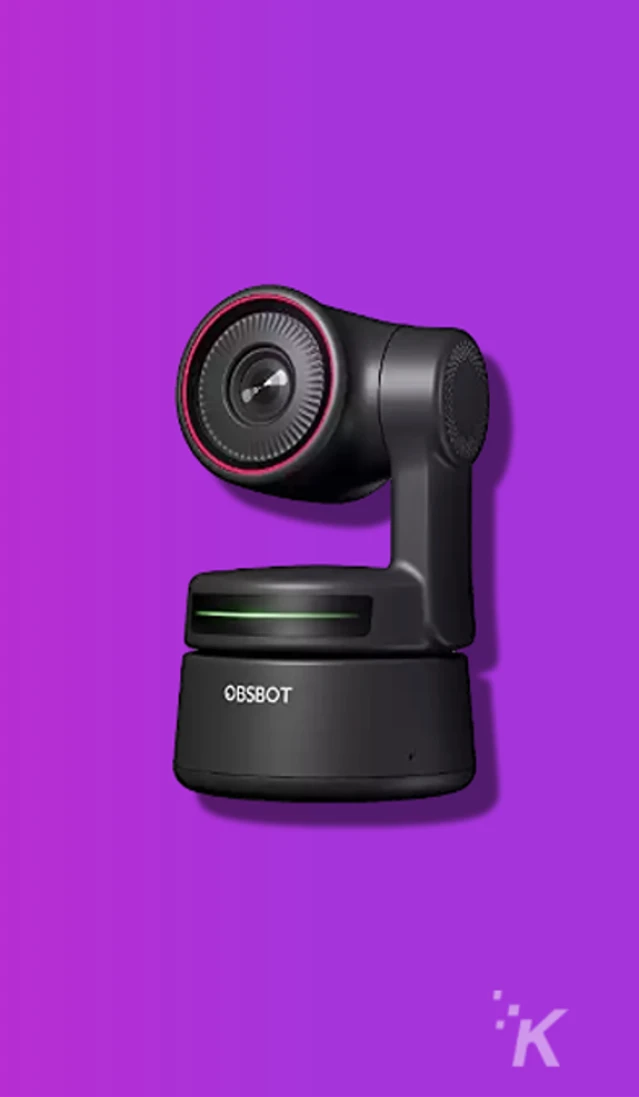 OBSBOT Piccola webcam 4K con inquadratura alimentata da IA