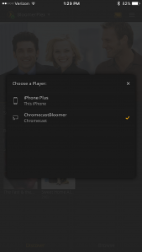 Chromecast-Gerät auswählen