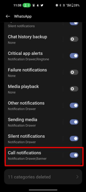 image showing whatsapp-call-notifications