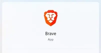 متصفح Brave رمز