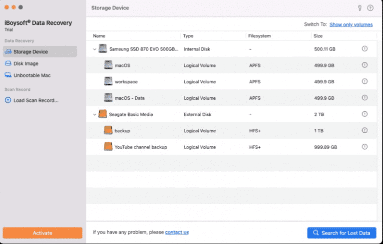 iBoysoft Data Recovery for Mac